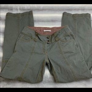 Cabi women’s cargo jeans blue gray size 10 #675